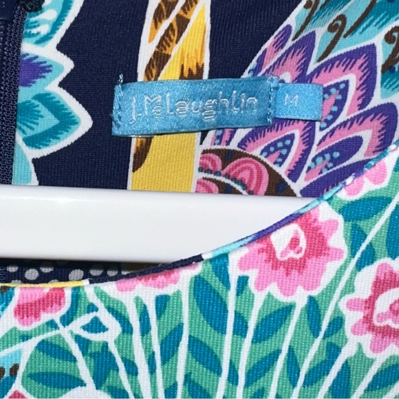 J McLaughlin Sophia Dress Womens Size Medium Sleeveless Knit‎ Multicolor - Picture 9 of 10